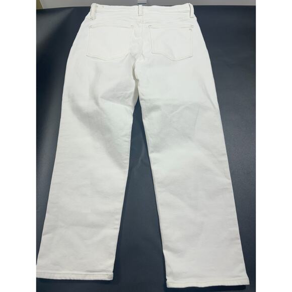 Madewell NWT Classic Straight Cropped Jeans in Tile White Size‎ 31 MSRP $128 - Picture 4 of 7